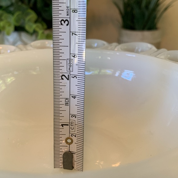 Vintage Glimma Glimåkra white Opal milk glass bowl dish (set of 2), EUC - Picture 8 of 11